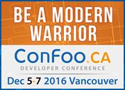 ConFoo December 5-7, 2016 in Vancouver